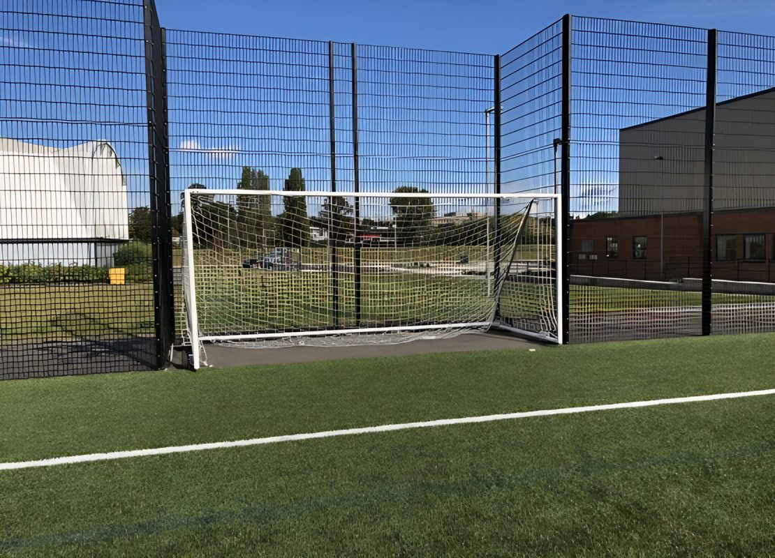 A full size goal on the Waterside 3G at the University of Northampton